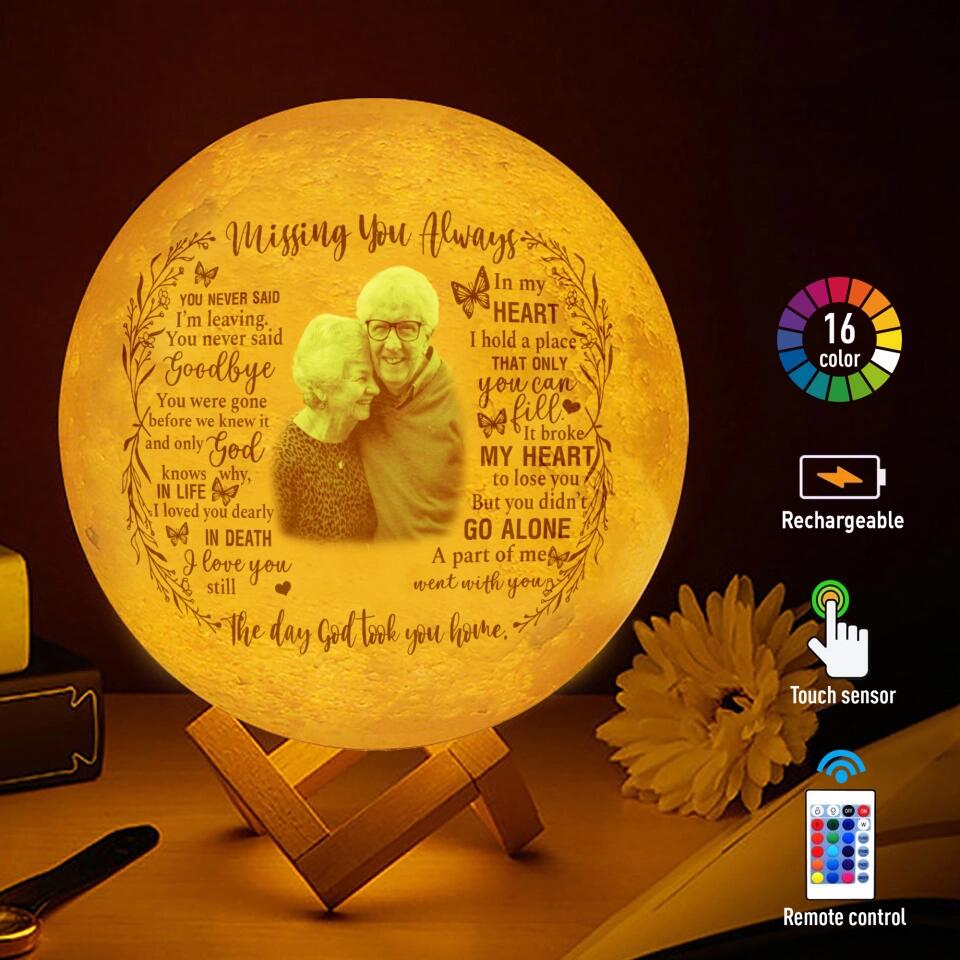 Missing You Always Personalized Night Light