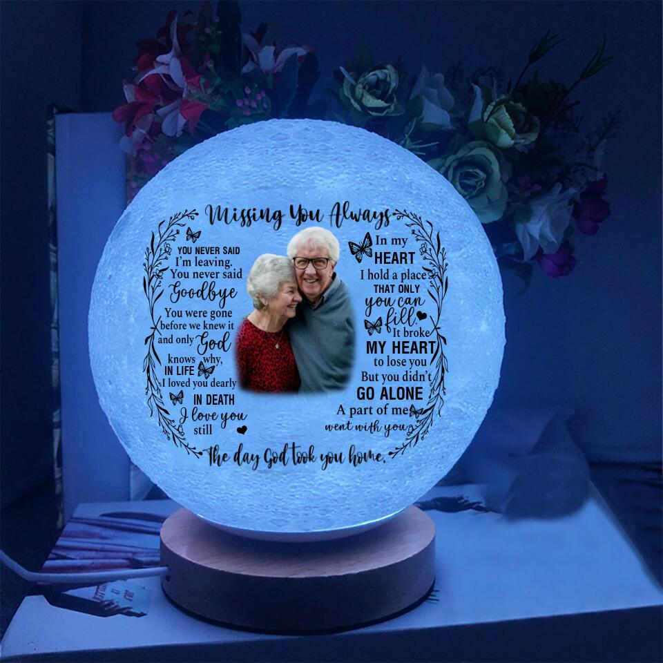 Missing You Always Personalized Night Light