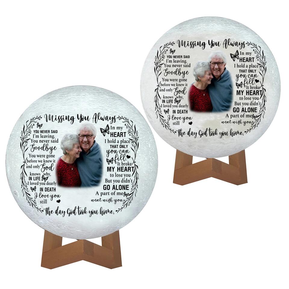Missing You Always Personalized Night Light