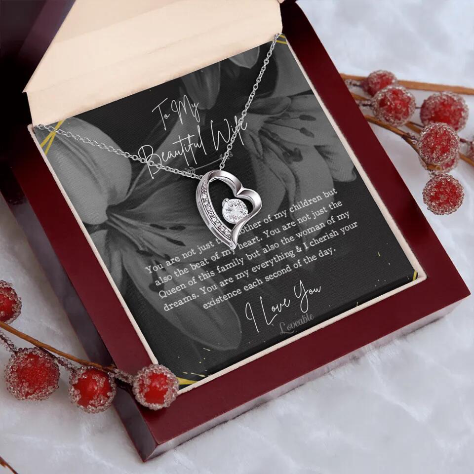 To My Beautiful Wife You Are Not Just The Mother Of My Children, Personalized Necklace for Her, Sweet Gift For Wife