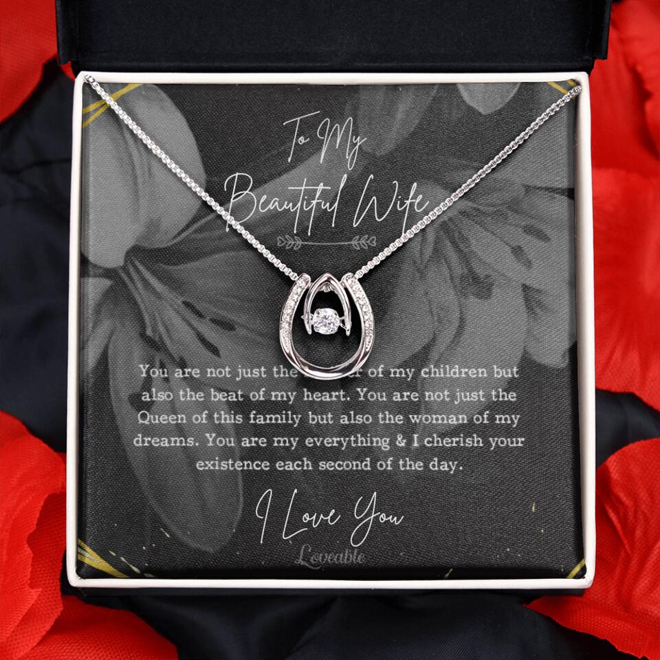 To My Beautiful Wife You Are Not Just The Mother Of My Children, Personalized Necklace for Her, Sweet Gift For Wife