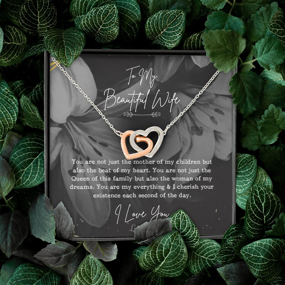 To My Beautiful Wife You Are Not Just The Mother Of My Children, Personalized Necklace for Her, Sweet Gift For Wife