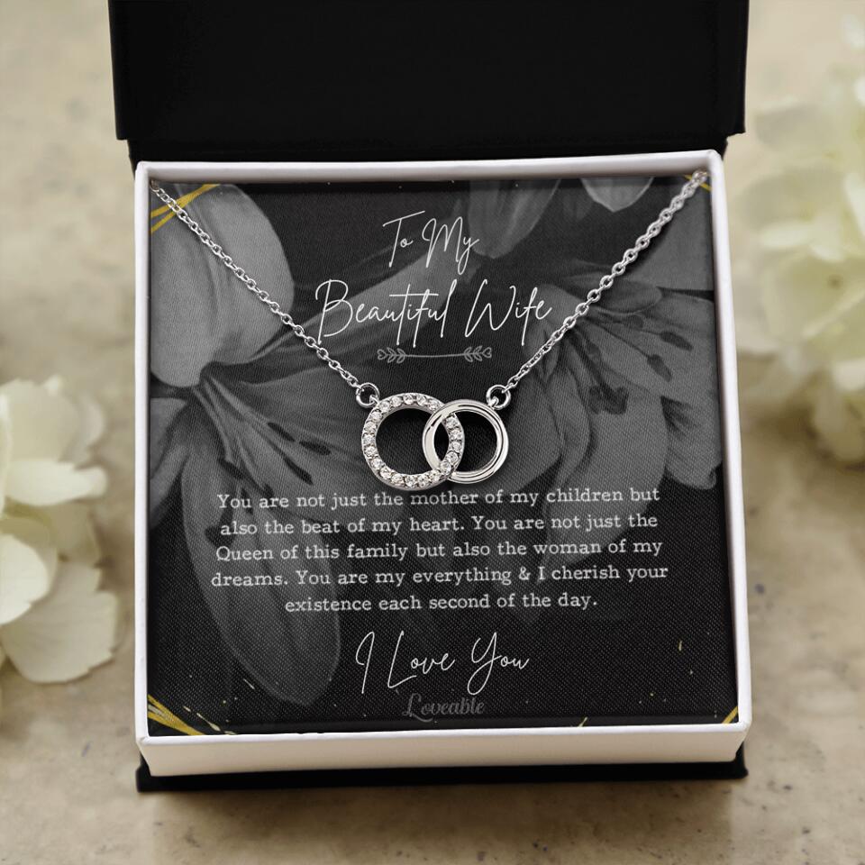 To My Beautiful Wife You Are Not Just The Mother Of My Children, Personalized Necklace for Her, Sweet Gift For Wife