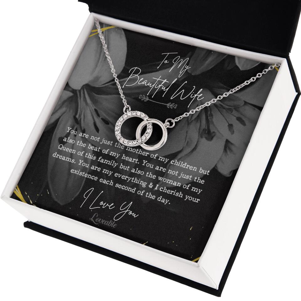 To My Beautiful Wife You Are Not Just The Mother Of My Children, Personalized Necklace for Her, Sweet Gift For Wife