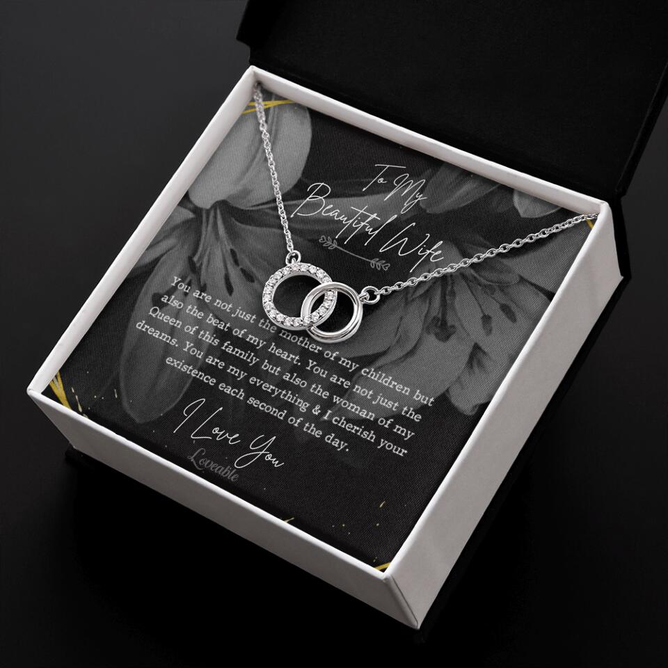 To My Beautiful Wife You Are Not Just The Mother Of My Children, Personalized Necklace for Her, Sweet Gift For Wife