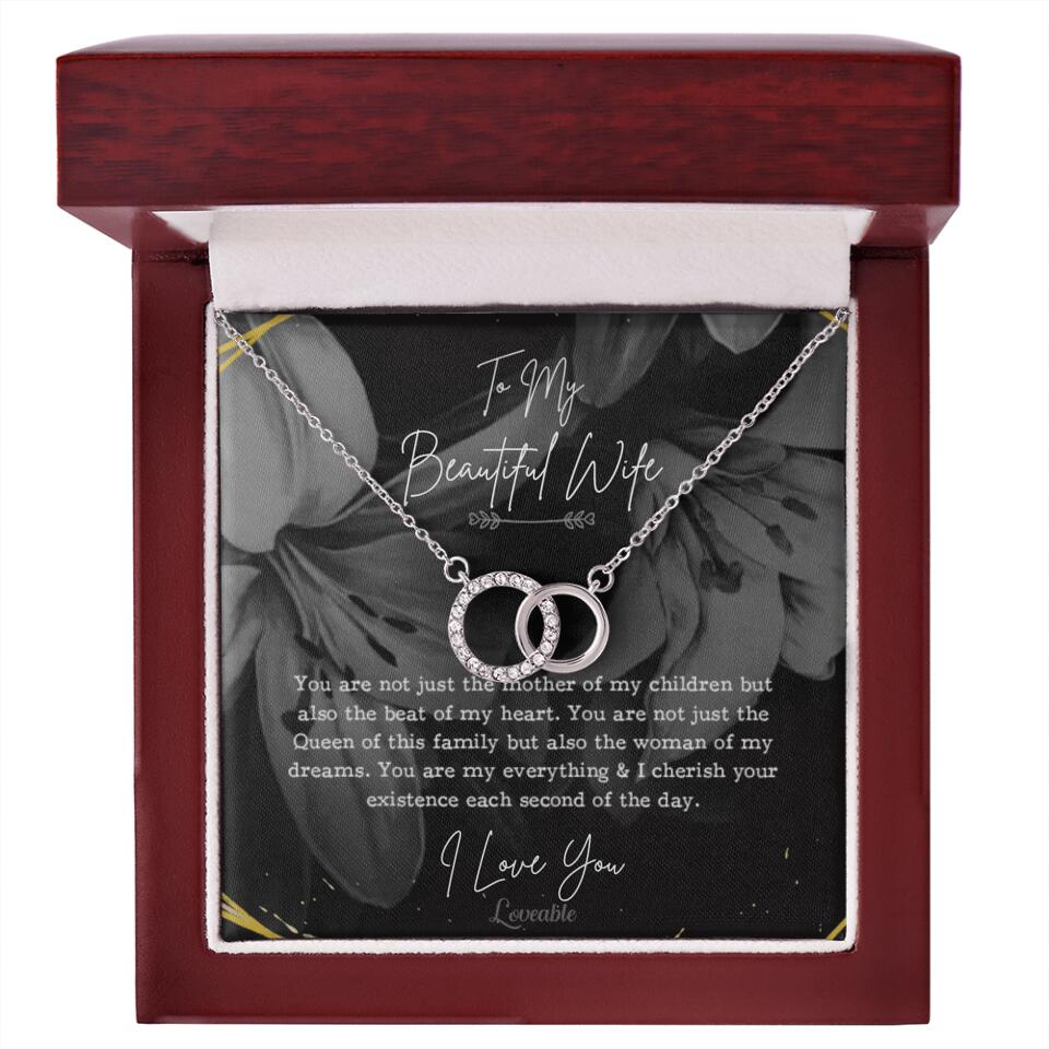 To My Beautiful Wife You Are Not Just The Mother Of My Children, Personalized Necklace for Her, Sweet Gift For Wife