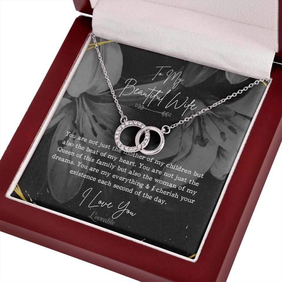 To My Beautiful Wife You Are Not Just The Mother Of My Children, Personalized Necklace for Her, Sweet Gift For Wife