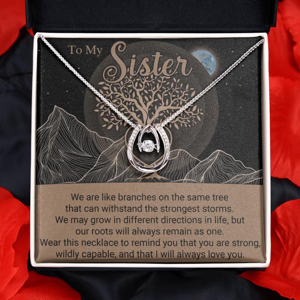 To My Sister/Sister-in-law We Are Like Branches On The Same Tree - Personalized Necklace - Gift For Her On Anniversaries