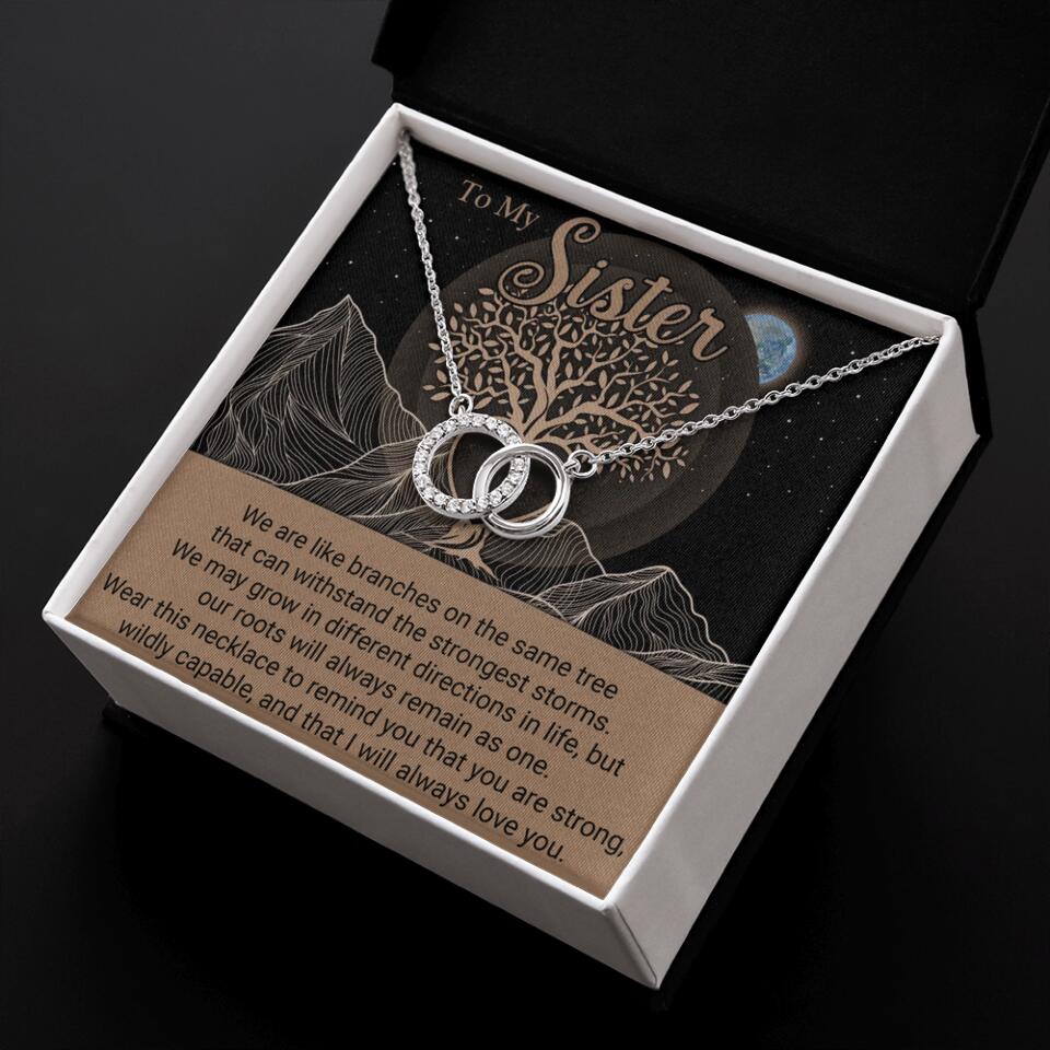 To My Sister/Sister-in-law We Are Like Branches On The Same Tree - Personalized Necklace - Gift For Her On Anniversaries