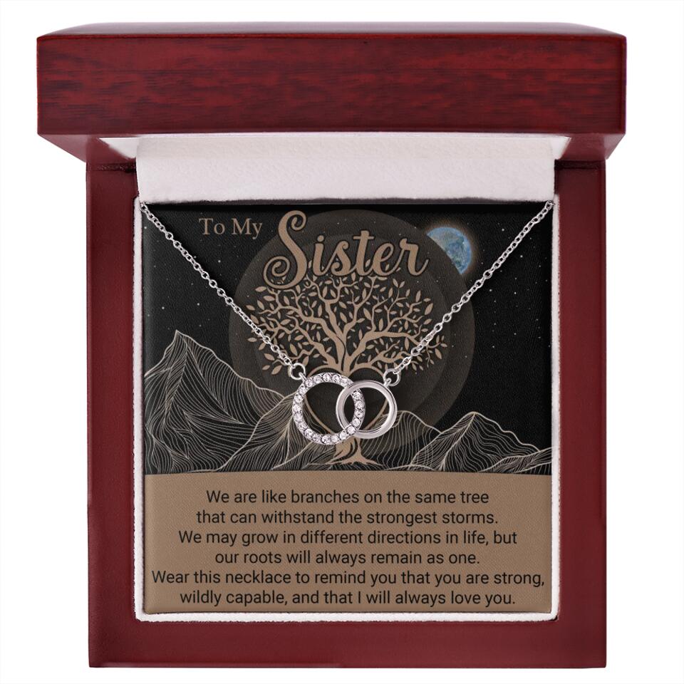 To My Sister/Sister-in-law We Are Like Branches On The Same Tree - Personalized Necklace - Gift For Her On Anniversaries