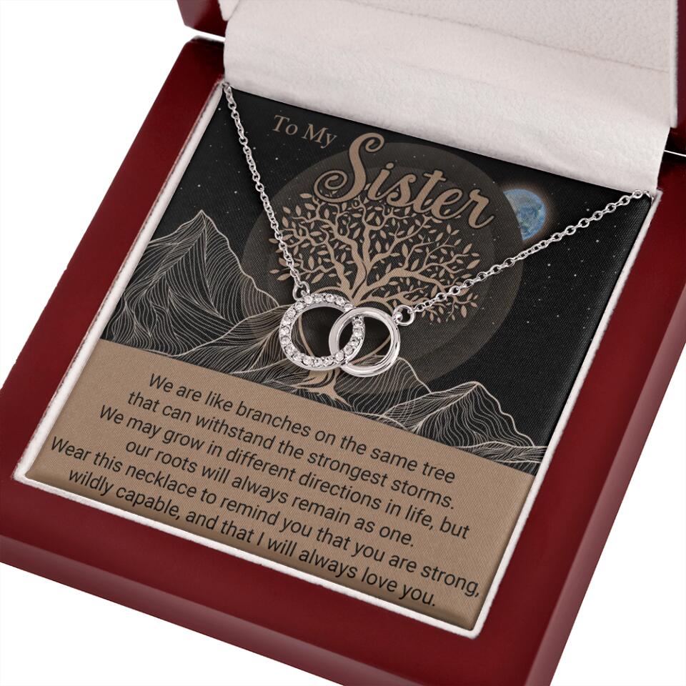 To My Sister/Sister-in-law We Are Like Branches On The Same Tree - Personalized Necklace - Gift For Her On Anniversaries