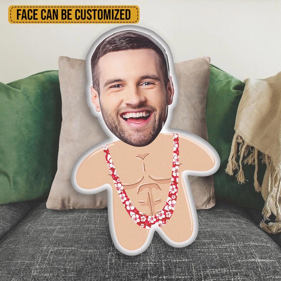 Custom Face Automatic Background Removal Personalized Custom Shape Pillow