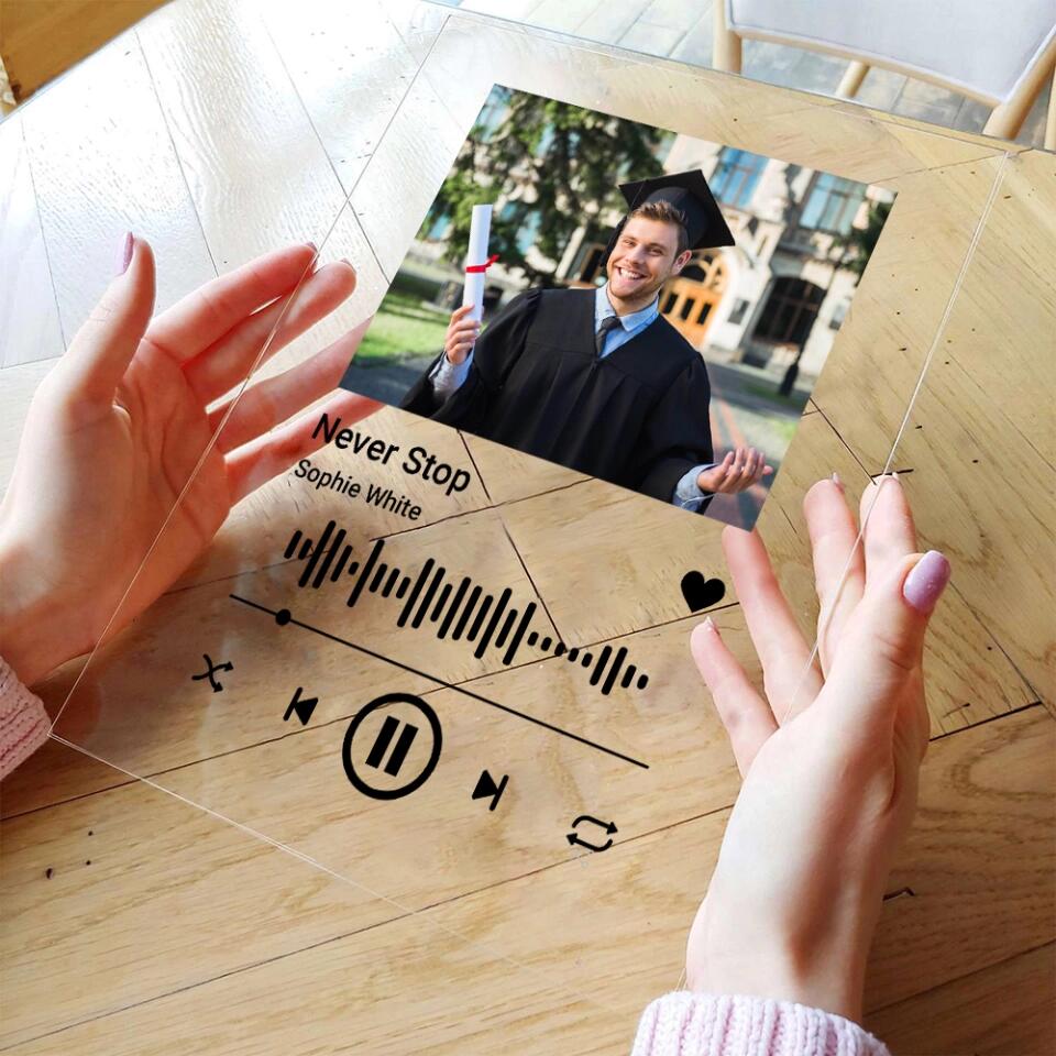 Favorite Song Custom Acrylic Plaque Graduation Gift