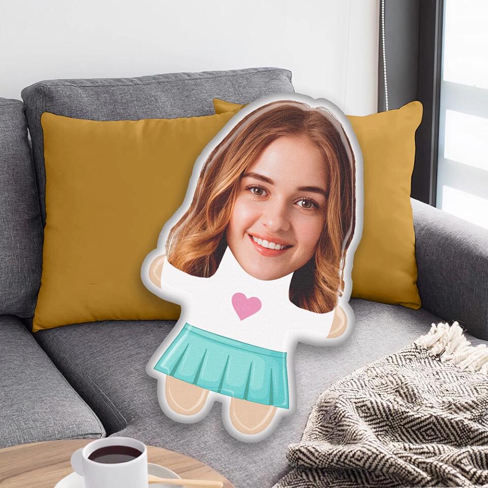 Custom Face Multiple Choice - Personalized Shape Pillow - Funny Gift