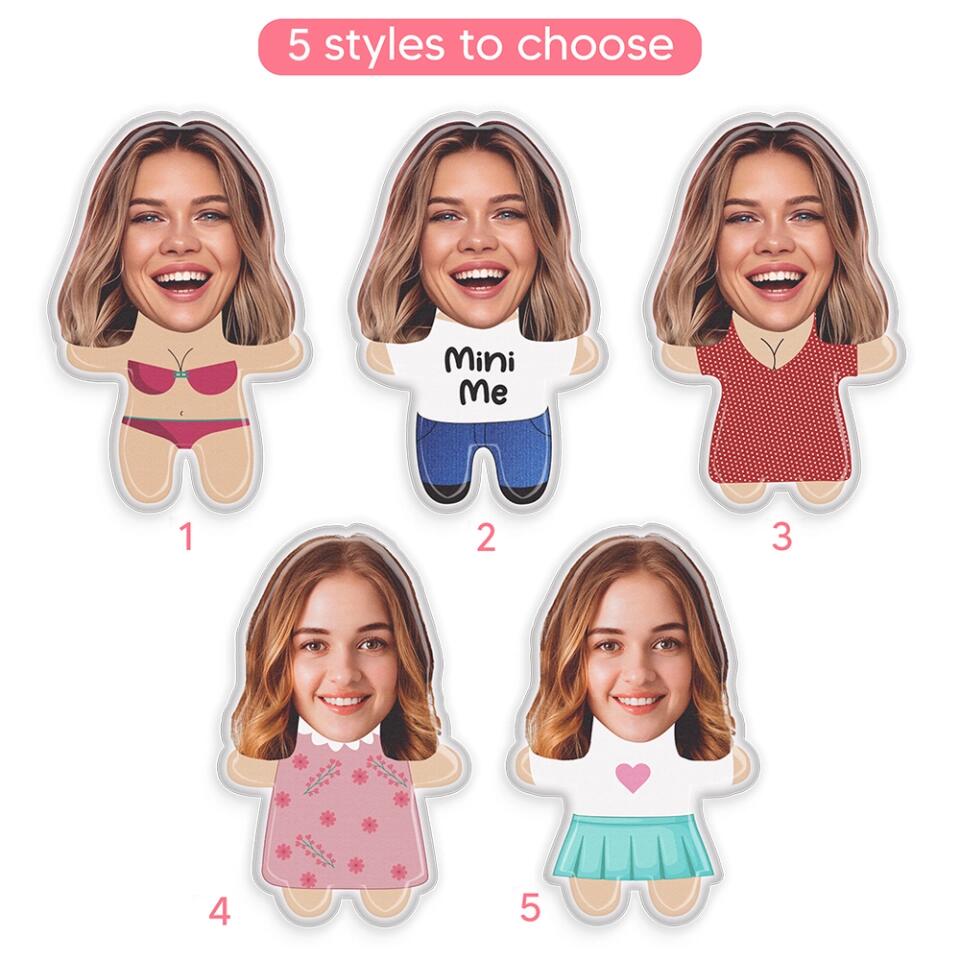 Custom Face Multiple Choice - Personalized Shape Pillow - Funny Gift