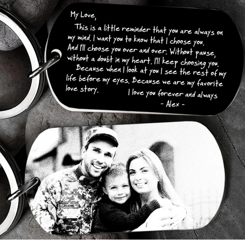 This is a Little Reminder That You Are Always on My Mind Personalized Keychain