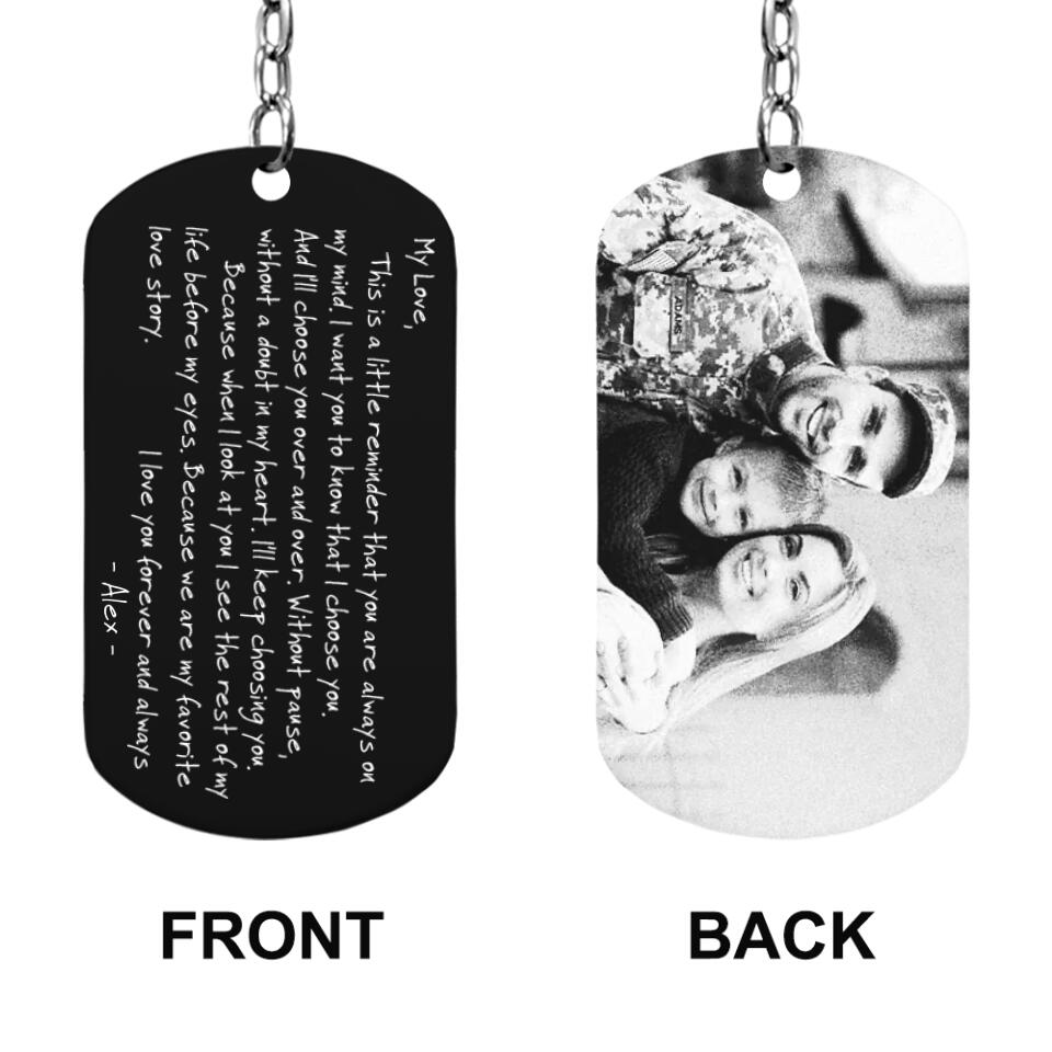 This is a Little Reminder That You Are Always on My Mind Personalized Keychain