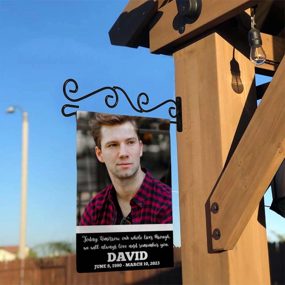 We Will Always Love and Remember You - Personalized Garden Flag - Memorial Gift for Loss Beloved