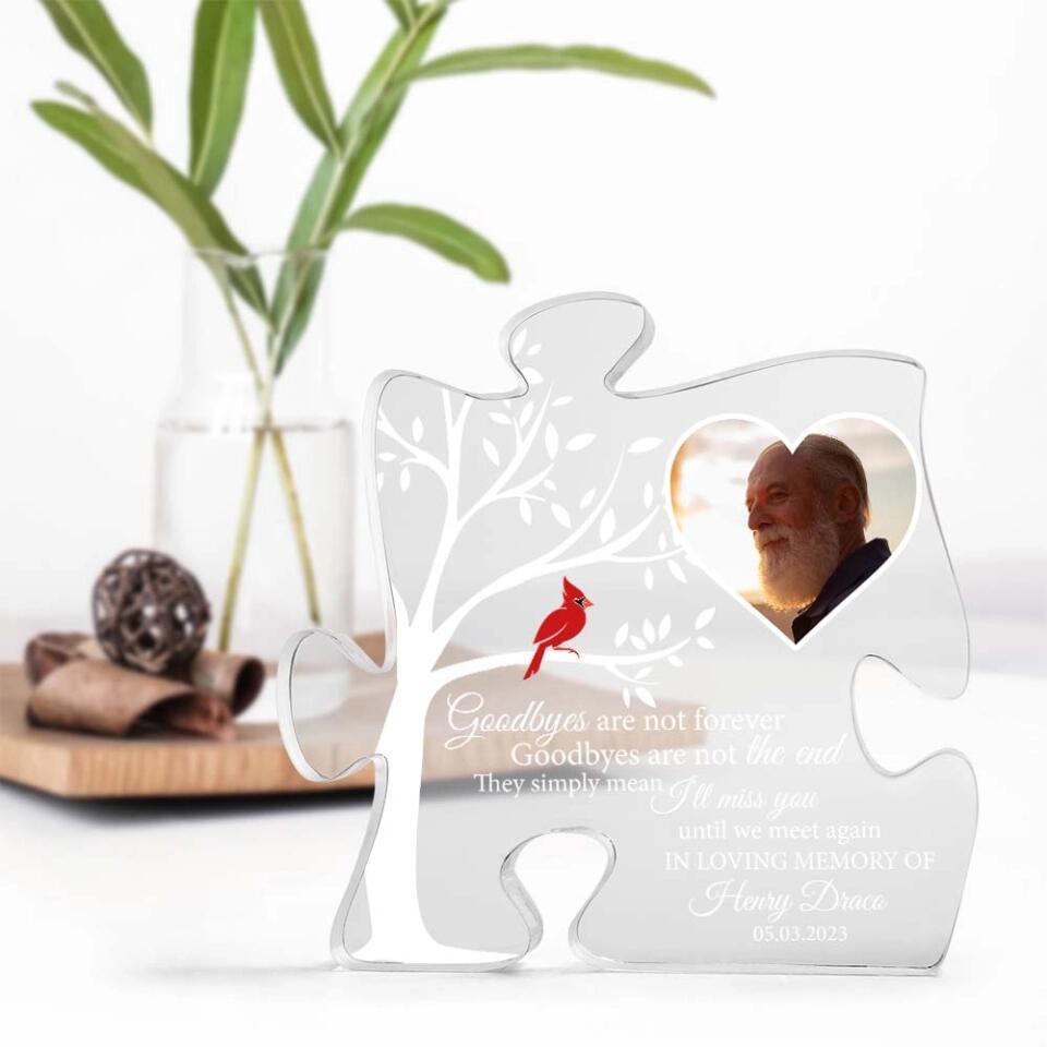 Message to Angel in Heaven Puzzle Acrylic Plaque