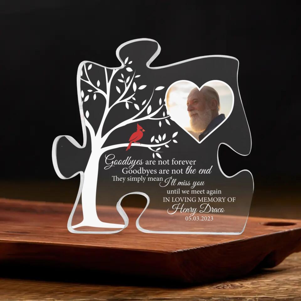 Message to Angel in Heaven Puzzle Acrylic Plaque