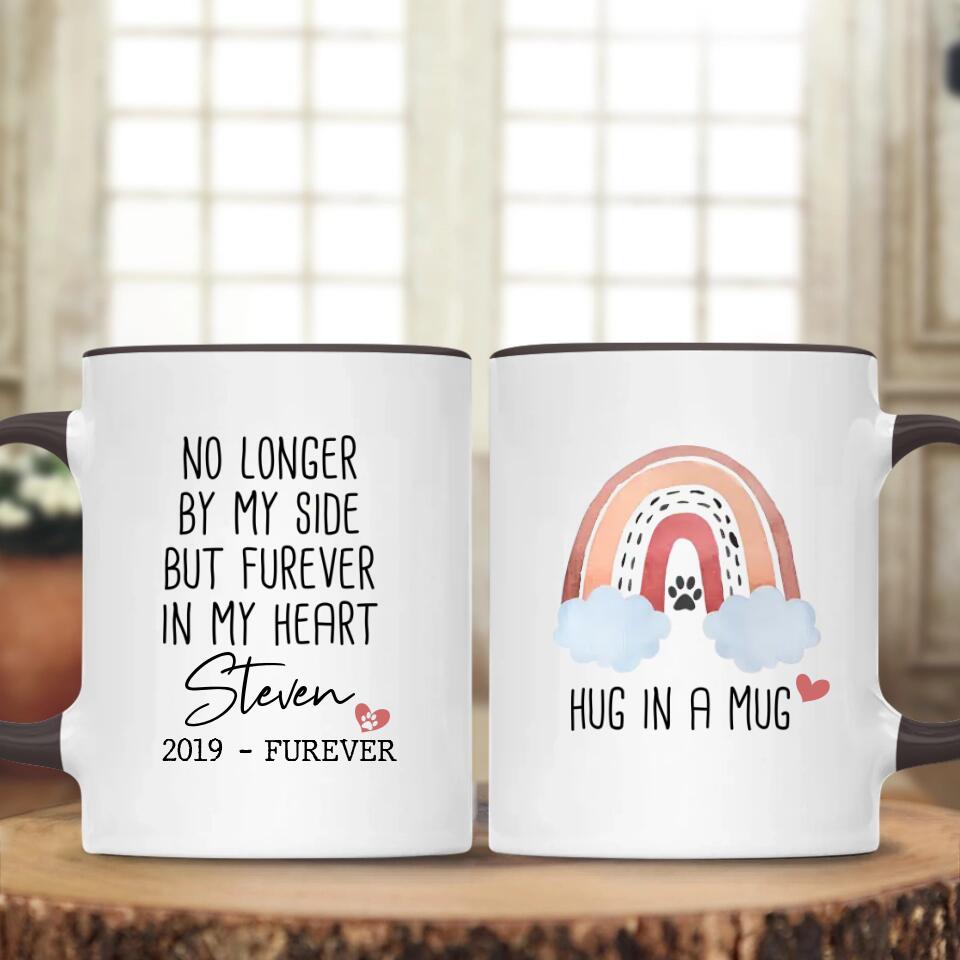 Hug in a Mug Forever in My Mind But Furever in My Heart Personalized Mug