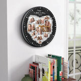 Happy 50th Birthday - Upload Photo Wall Clock - Best Birthday Gift For Mom/Dad For Him/Her - Best Wall Art Decor For Family On Anniversary - 303IHPNPWC357