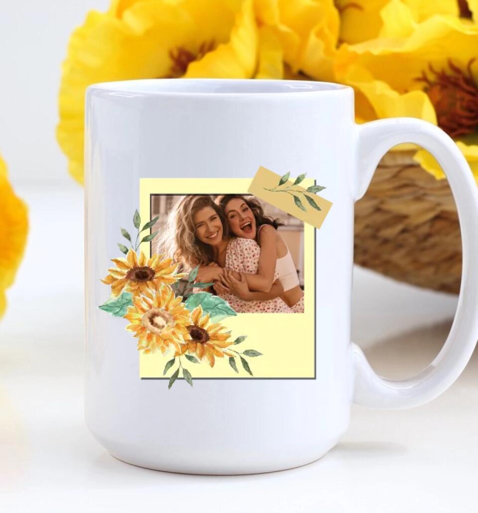 Sunflower Best Sister In Law Ever Custom Mug Wedding Gift For Her