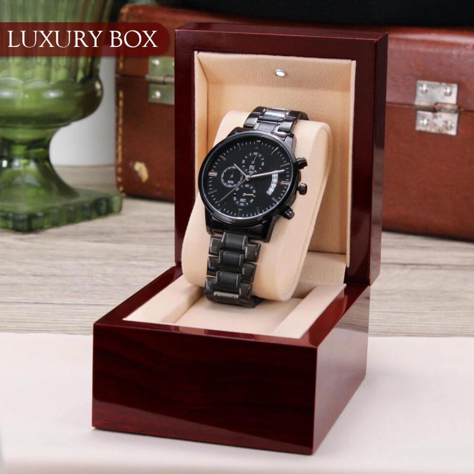 Thank You Message To My Son In Law Openwork Watch Anniversary Gift For Him