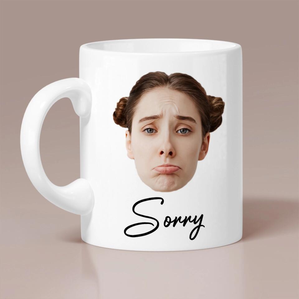 Funny Sorry Gifts Custom Face Mug Best Sorry Gifts For Couple