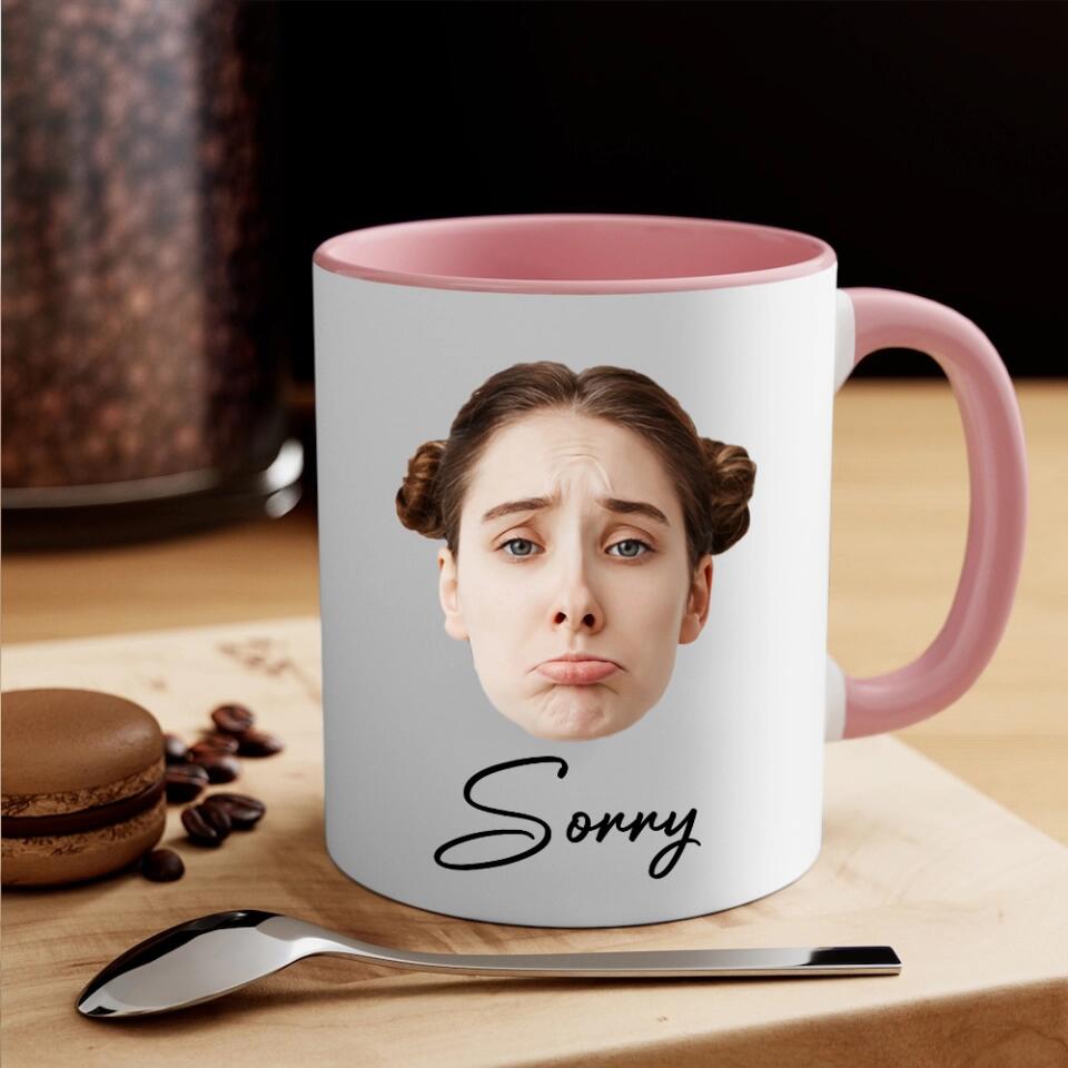 Funny Sorry Gifts Custom Face Mug Best Sorry Gifts For Couple