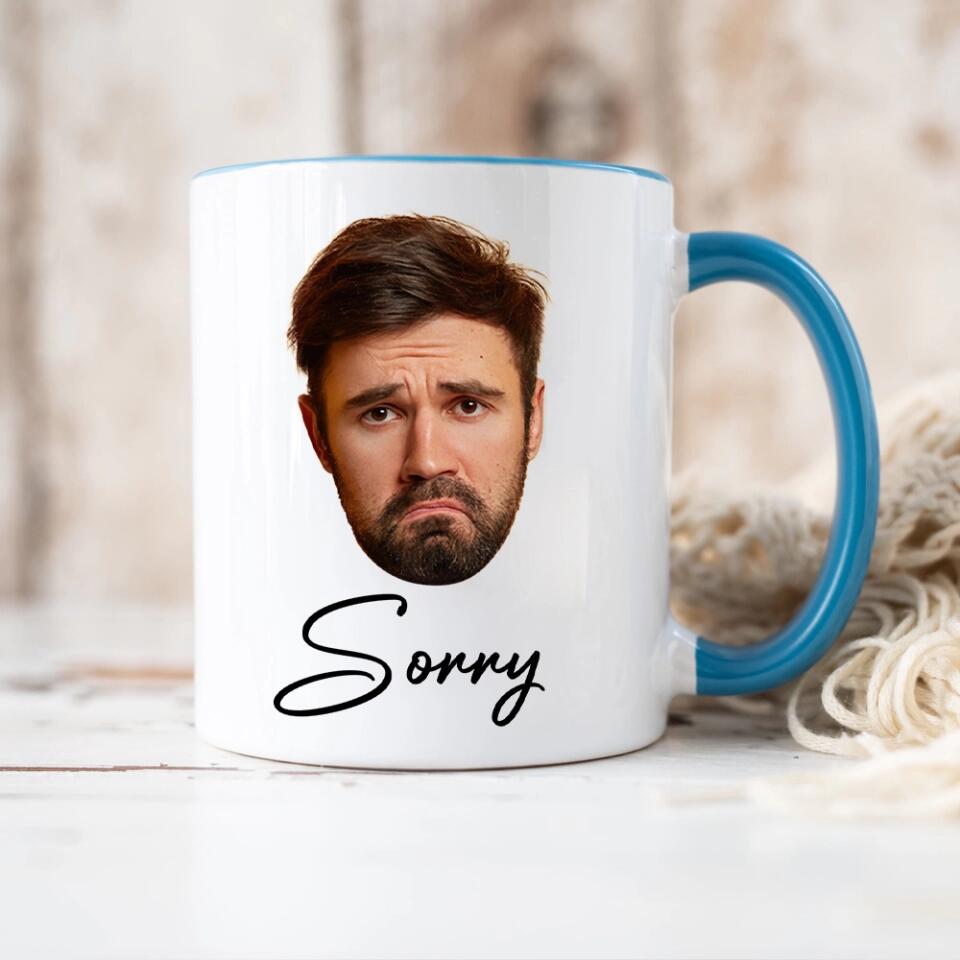 Funny Sorry Gifts Custom Face Mug Best Sorry Gifts For Couple