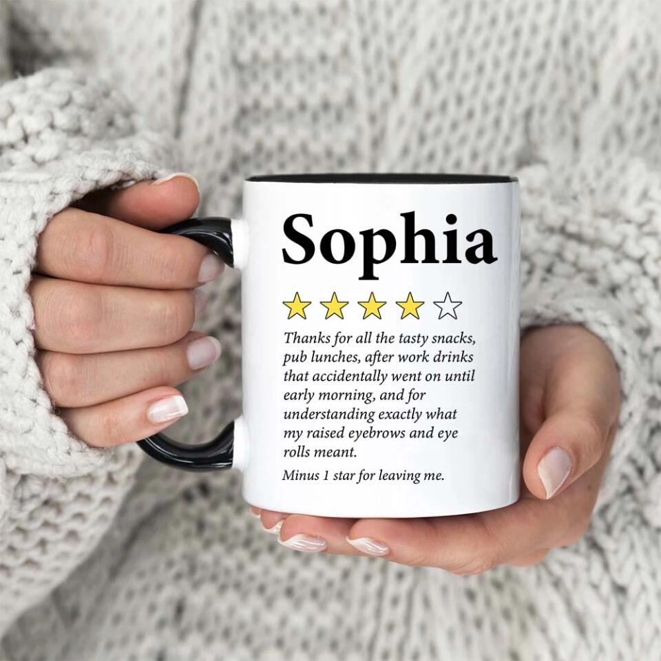 Thanks For All The Tasty Snacks Pub Lunches After Work Personalized Mug Farewell Gift