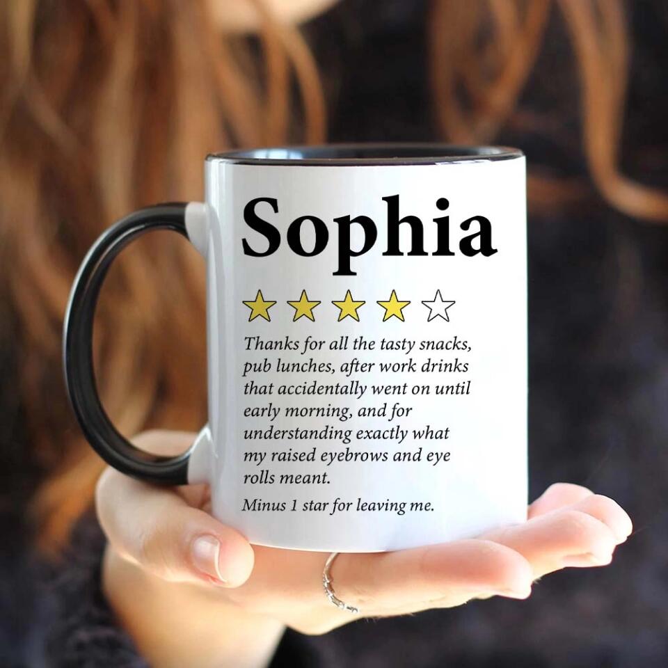 Thanks For All The Tasty Snacks Pub Lunches After Work Personalized Mug Farewell Gift