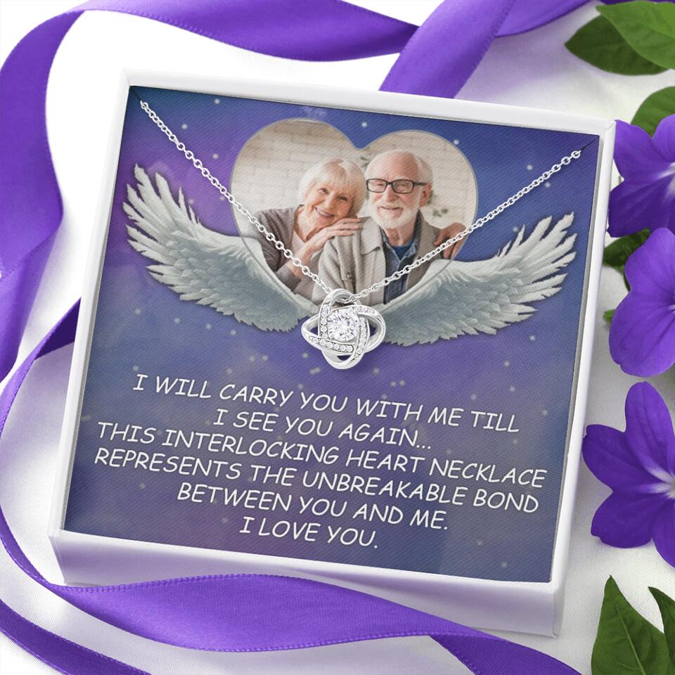 Personalized Memorial Necklace | Personalized Necklace | Loveable