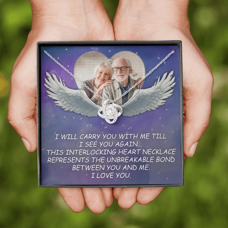 Personalized Memorial Necklace | Personalized Necklace | Loveable