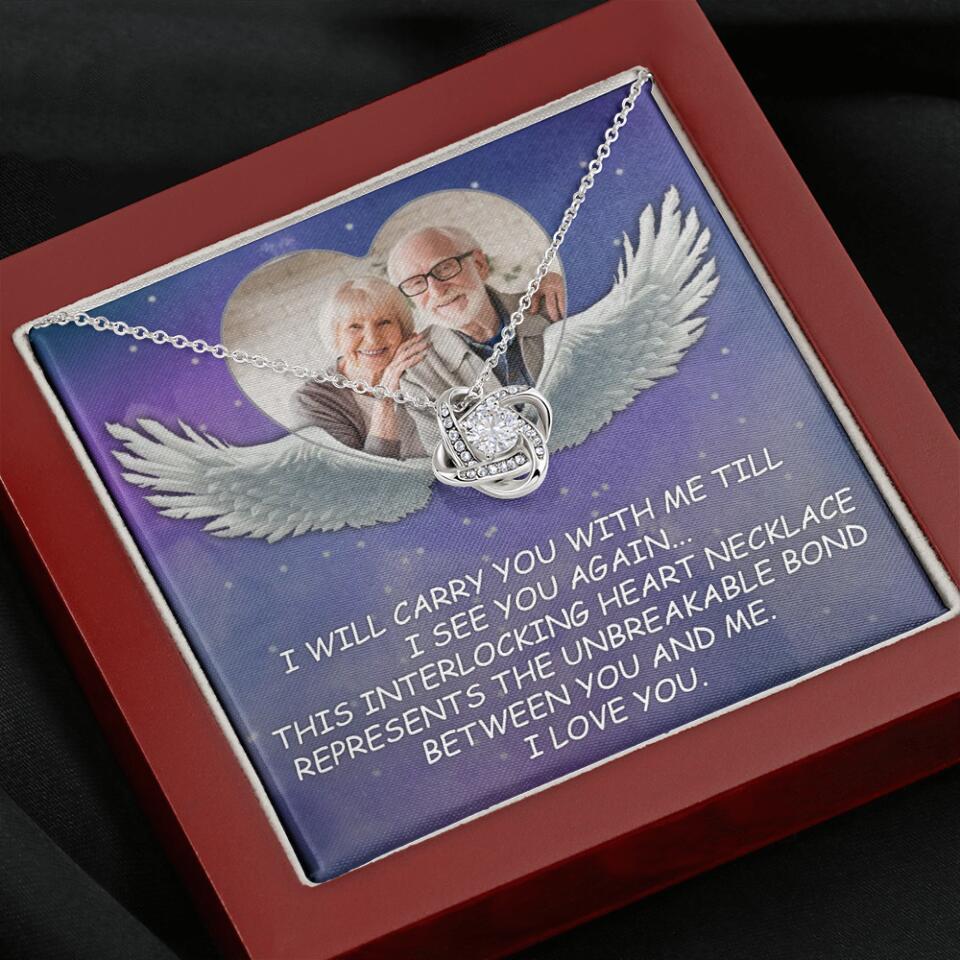 Personalized Memorial Necklace | Personalized Necklace | Loveable