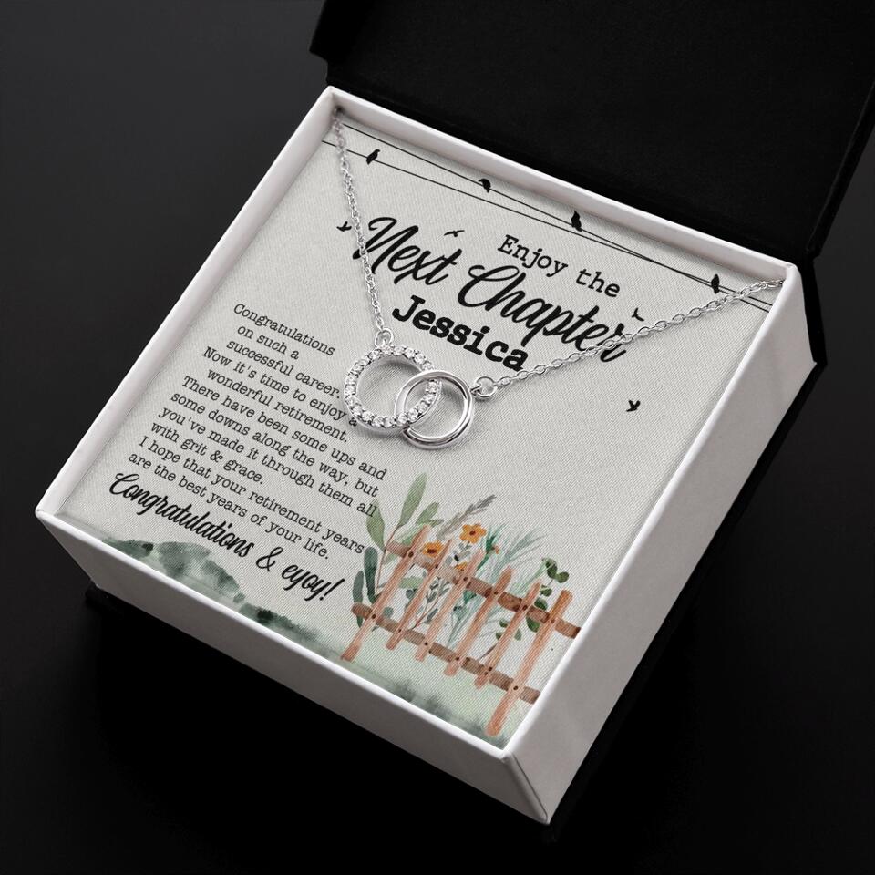 Enjoy The Next Chapter - Multiple Choice Necklace Chain Jewelry - Retirement Gift For Her
