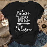 Lucky Mr and Future Mrs - Personalized Matching T-shirt and Hoodie - Best Gift For Couples For Him/Her For Fiancee' from Groom to Bride On Wedding Day - Engagement Gift - 303IHPNPTS397