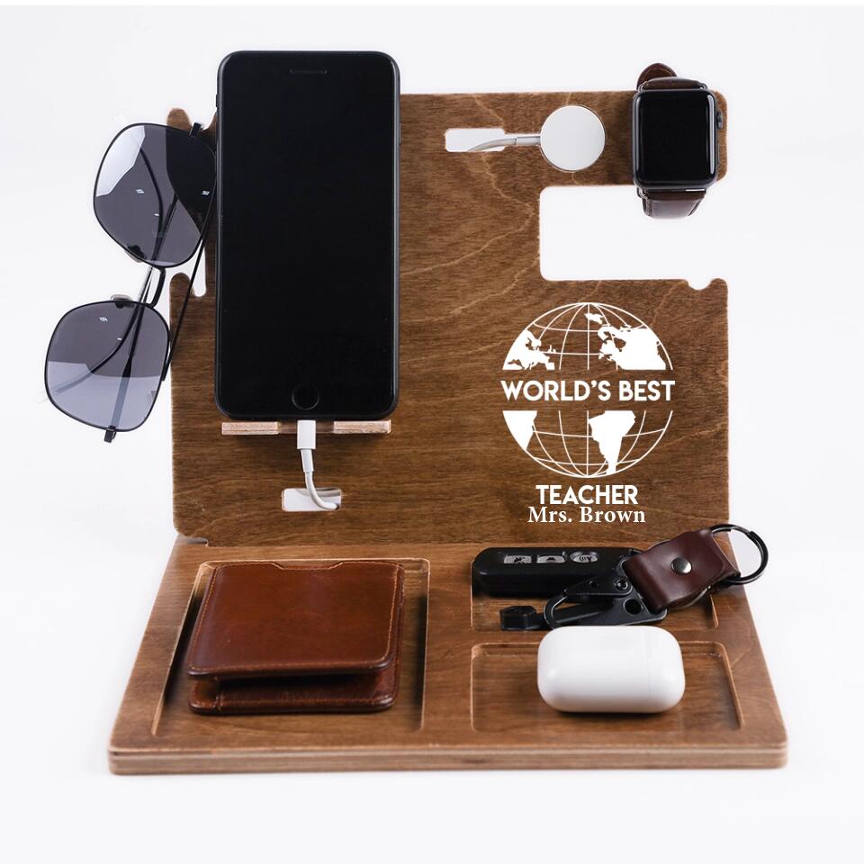 World's Best Teacher/Professor Personalized Dock Station