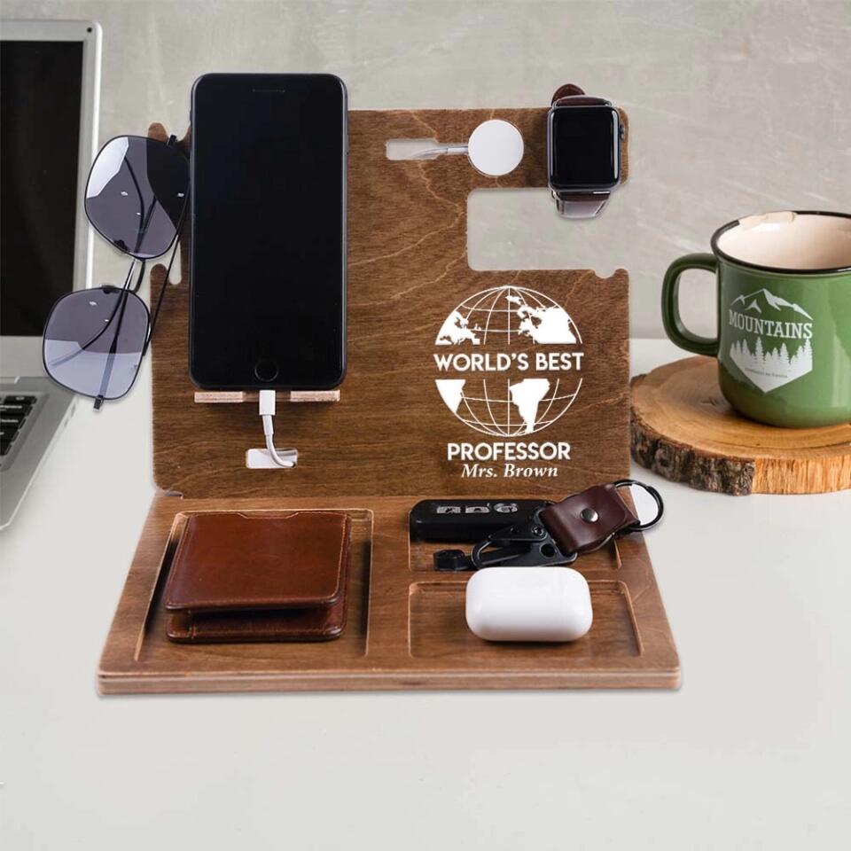World's Best Teacher/Professor Personalized Dock Station