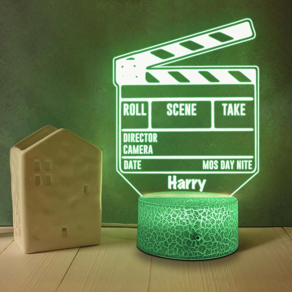 Roll Scene Take Director Camera Personalized Led Light