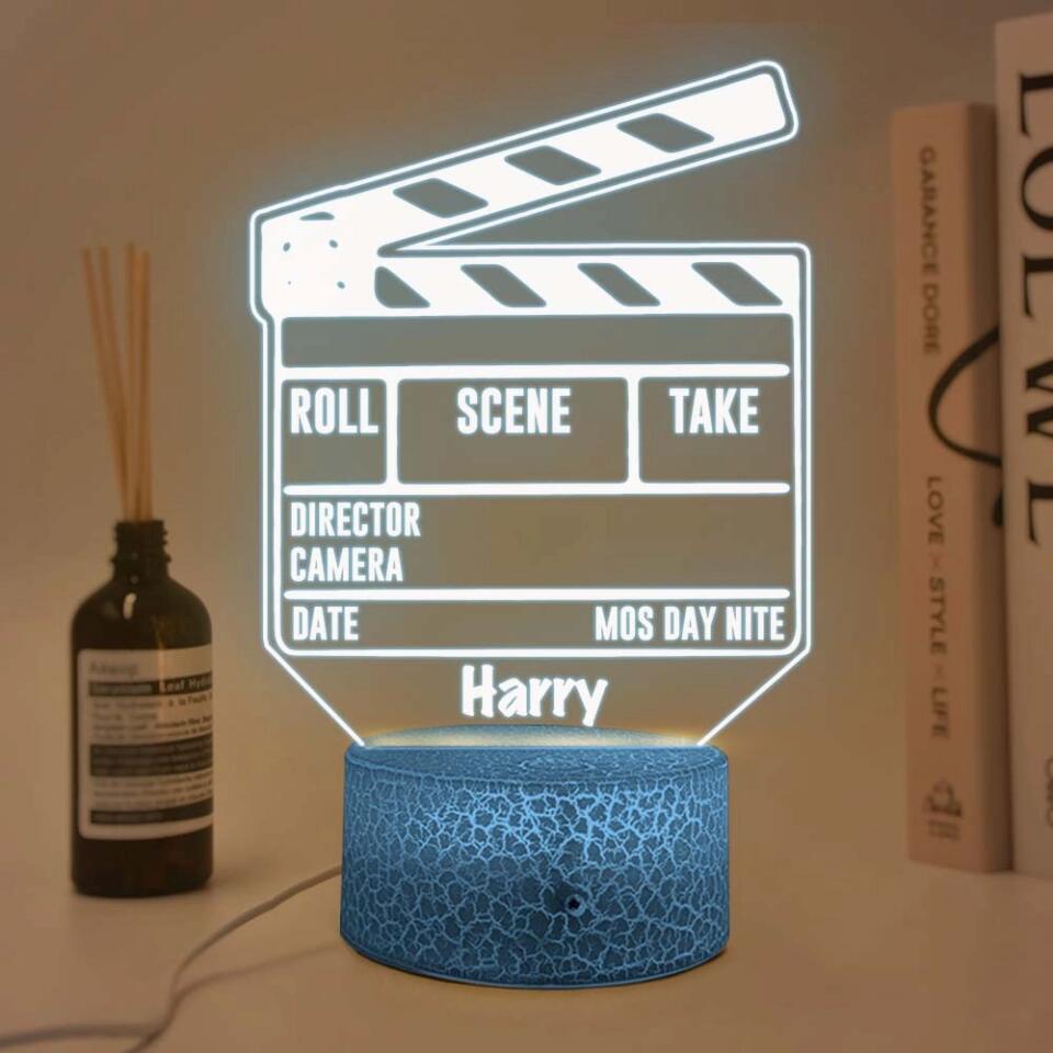 Roll Scene Take Director Camera Personalized Led Light