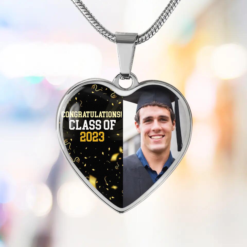 Congratulations Class of 2025  Personalized Heart Keychain