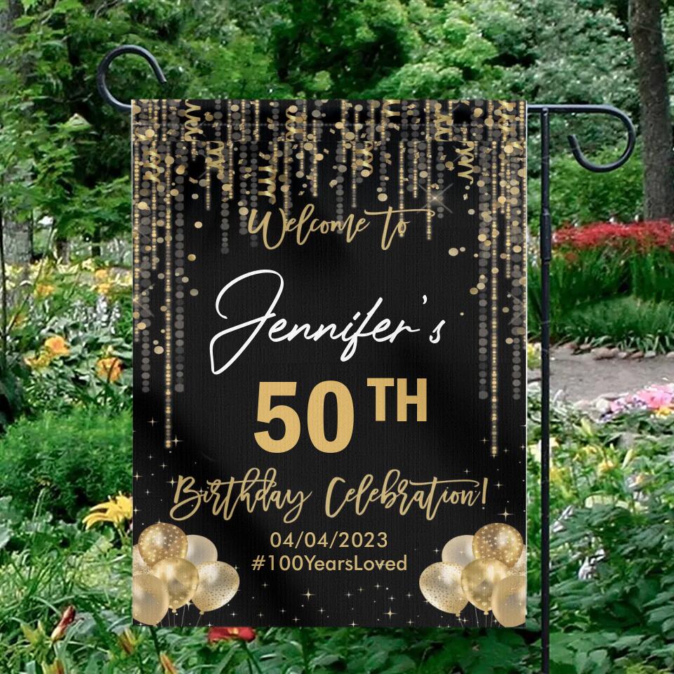 Welcome To Birthday Party Custom Sign Birthday Gift