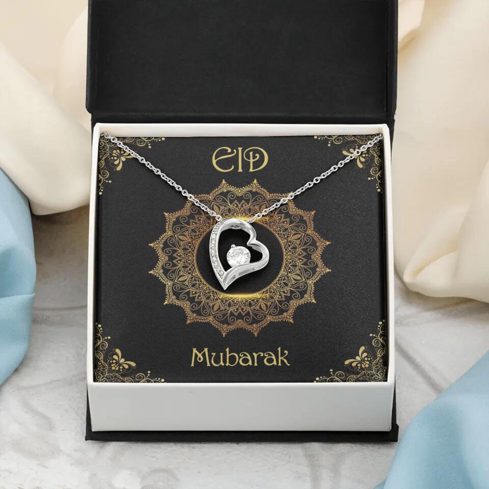 Eid Mubarak Ramadan Custom Necklace Gift for Eid
