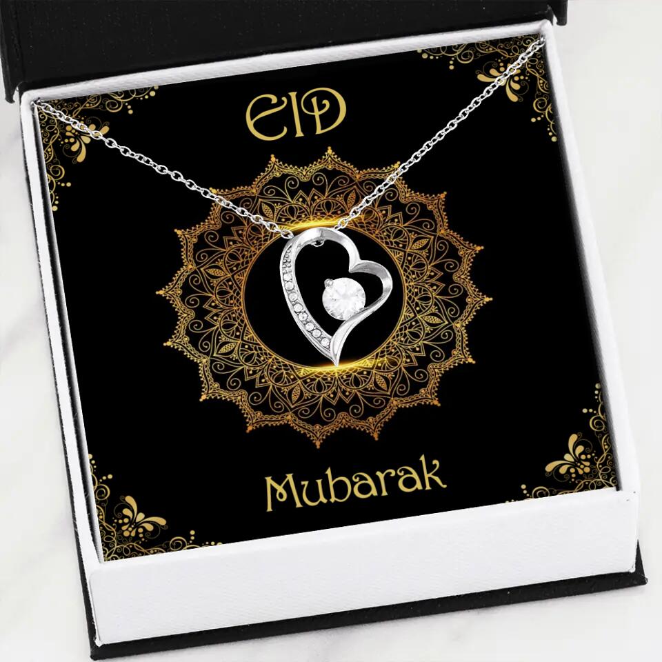 Eid Mubarak Ramadan Custom Necklace Gift for Eid