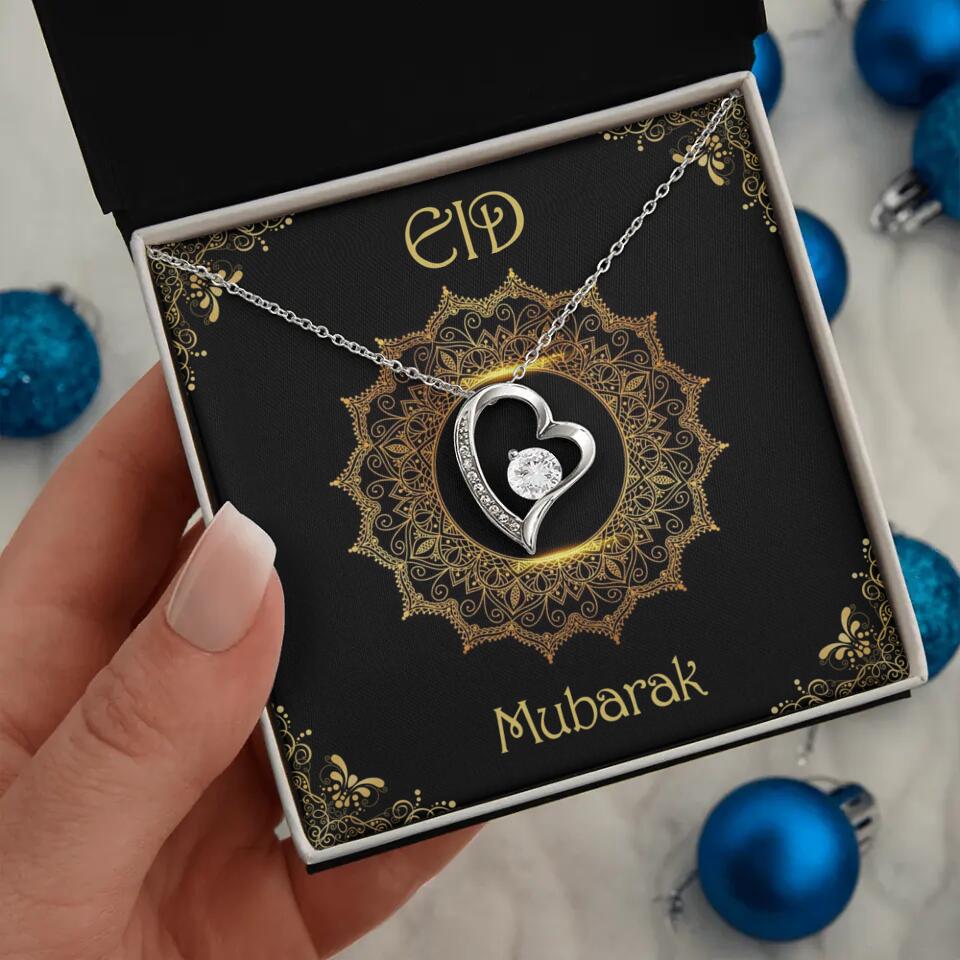 Eid Mubarak Ramadan Custom Necklace Gift for Eid