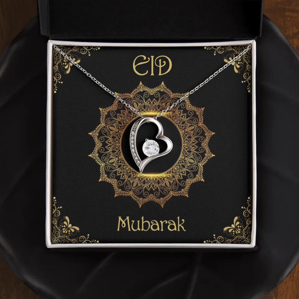 Eid Mubarak Ramadan Custom Necklace Gift for Eid