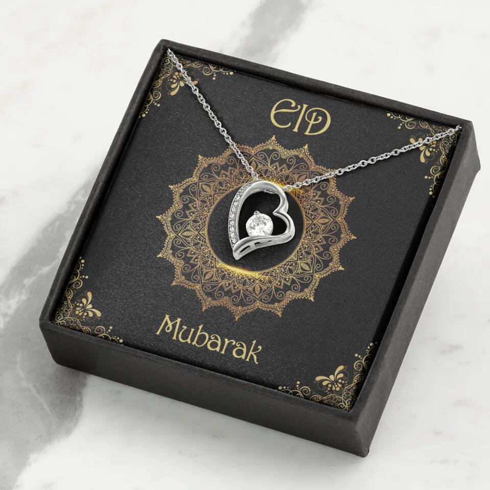 Eid Mubarak Ramadan Custom Necklace Gift for Eid