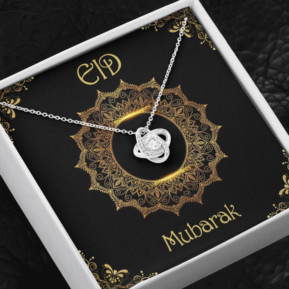 Eid Mubarak Ramadan Custom Necklace Gift for Eid